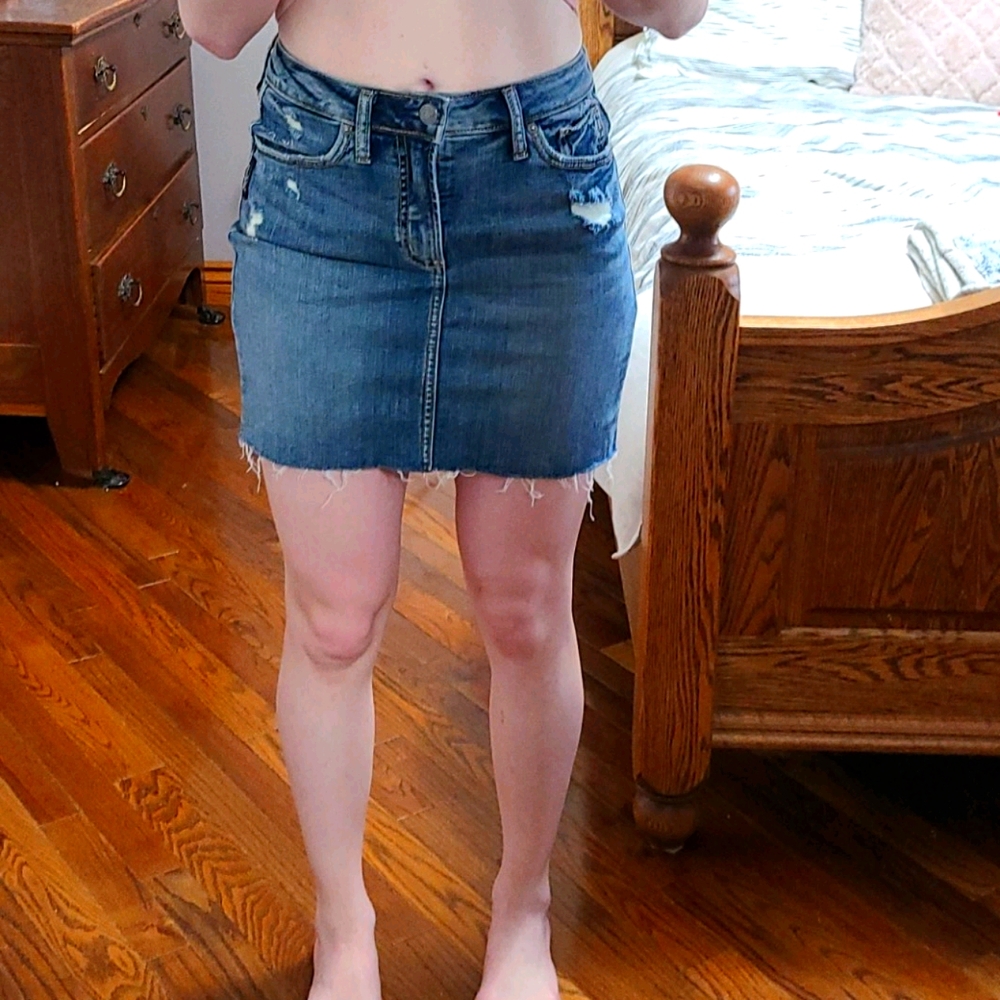 Silver Jeans Denim Skirt